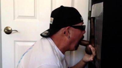 Gloryhole mature gay fucked after BJ - drtuber.com